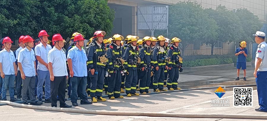 尊龙凯时人生就是搏积极共同消防结合演练，共筑安全出产防线